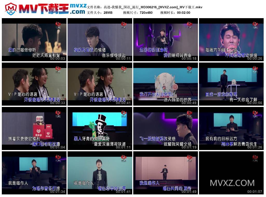 高进-我懂我_国语_流行_MD306216